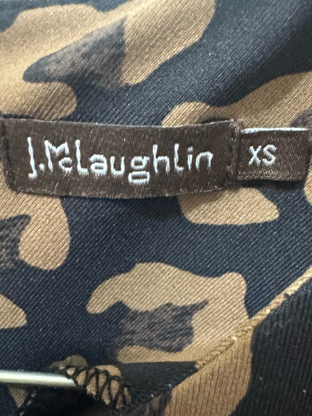J.McLaughlin Sophia Dress in a Sahara animal print Size XS - Picture 4 of 5